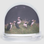 Atlantic Puffins Sneeuwbol (Achterkant)