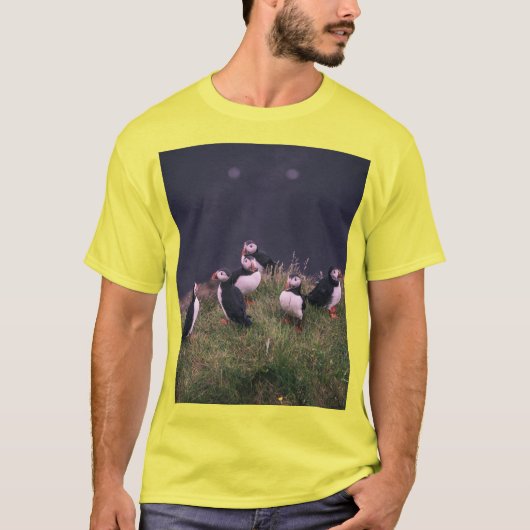 Atlantic Puffins T-shirt (Voorkant)