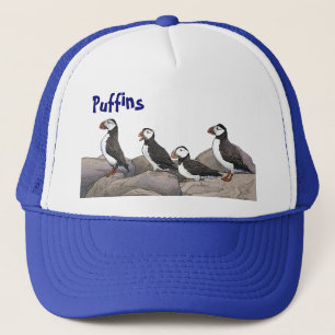 Atlantic Puffins Trucker Pet