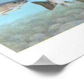 Atlantic Salmon Schilderij Poster (Hoek)