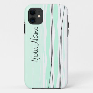 Atlantic Stripe 'naam' Verticale iPhone case
