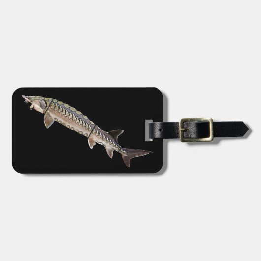 Atlantic Sturgeon Bagagelabel (Voorkant horizontaal)