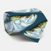 Atlantic Tarpon Necktie Stropdas (Opgerold)