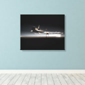 Atlantis Afscheid Landing Canvas Print (Insitu (Houten vloer))
