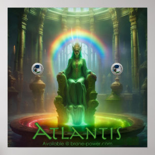 Atlantis Amulet Poster