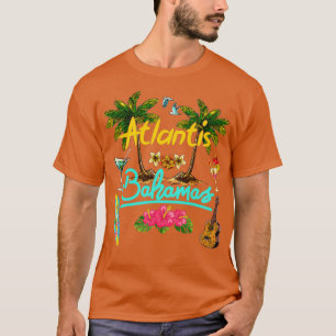 Atlantis Bahamas Beach Summer Palm T-shirt