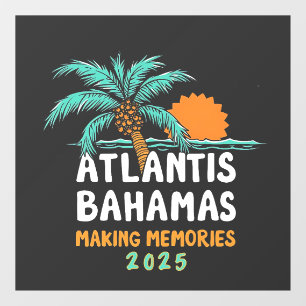 Atlantis Bahama's maken herinneringen 2025 Raamsticker