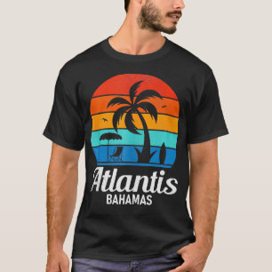 Atlantis Beach Bahama's Palmboom Sunset Su T-shirt
