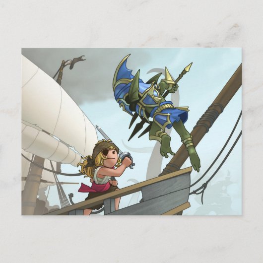 Atlantis briefkaart (Voorkant)