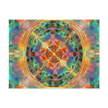 Atlantis geïnspireerde Rainbow Mandala