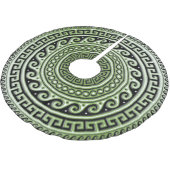 Atlantis Green Greek Key Kerstboom Rok (Gekanteld)