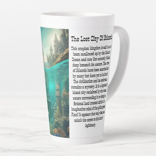 Atlantis Latte Mug (Angle droit)