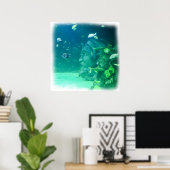 Atlantis Onder het Zee Poster (Thuiskantoor)