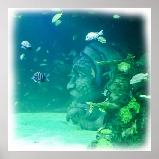 Atlantis Onder het Zee Poster (Voorkant)