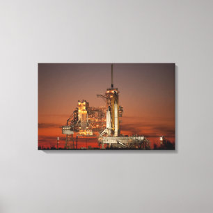 Atlantis Space Shuttle start NASA Canvas Afdruk