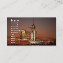 Atlantis Space Shuttle start NASA Visitekaartje