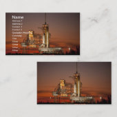 Atlantis Space Shuttle start NASA Visitekaartje (Voorkant / Achterkant)