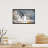 Atlantis Space Shuttle STS-135 Laatste vlucht Poster (Keuken)