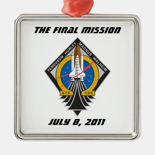 Atlantis STS-135 "The Final Mission" Ornament (Voorkant)