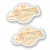 Atlantische blauwvintonijn sticker (Voorkant)