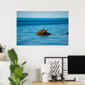 Atlantische havenrob poster (Thuiskantoor)