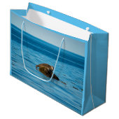 Atlantische havenzegel groot cadeauzakje (Voorkant Gekanteld)