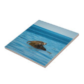 Atlantische havenzegel tegeltje (Zijkant)