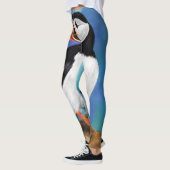 Atlantische Leggings van Puffin Bird - Schilderen (Links)