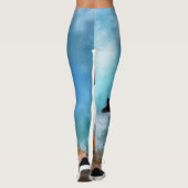 Atlantische Leggings van Puffin Bird - Schilderen (Achterkant)