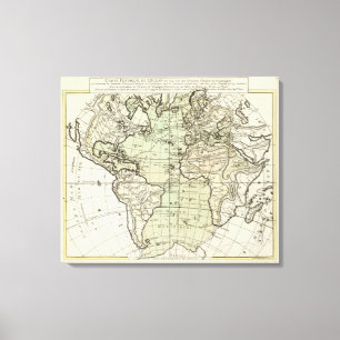 Atlantische Oceaan 4 Canvas Afdruk