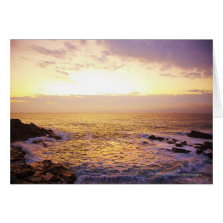 Atlantische Oceaan bij zonsopgang, uitzicht uit Po