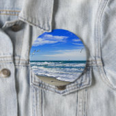 ATLANTISCHE OCEAAN RONDE BUTTON 4,0 CM (In situ)