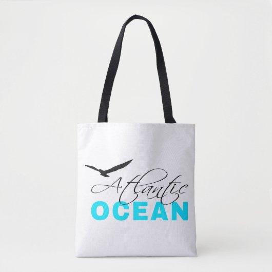 Atlantische Oceaan White  Tote Bag (Voorkant)
