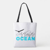 Atlantische Oceaan White  Tote Bag (Achterkant)