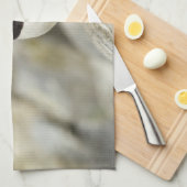 Atlantische papegaaiduikers op Machias Seal Island Theedoek (Quarter Fold)