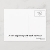 Atlantische zonsopgang briefkaart (Achterkant)