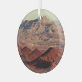 Atlas berglandschappen Marokko landschap Glas Ornament (Voorkant links)