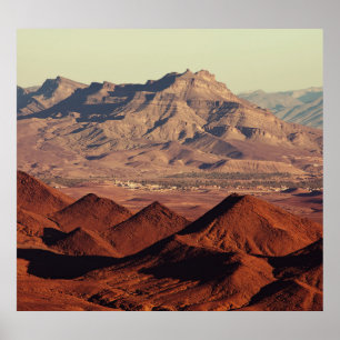 Atlas berglandschappen Marokko landschap Poster