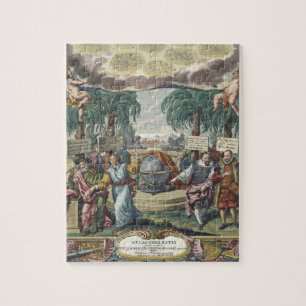 Atlas Coelestis door Doppelmaier, Vintage Astronom Legpuzzel