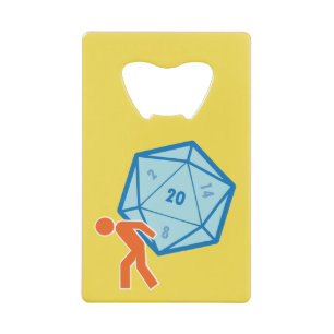 Atlas D20 CC Bottle Opener Kredietkaart Flessenopener