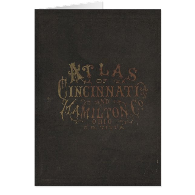 Atlas du comté de Hamilton (Devant)