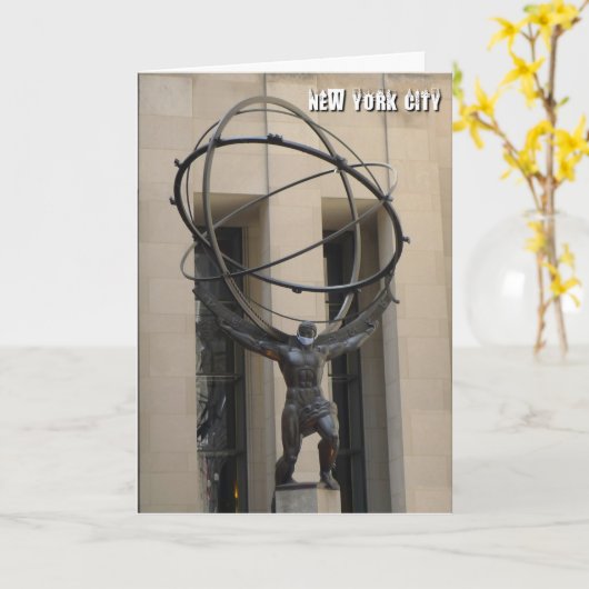 Atlas Holding the Heavens - carte (Fleur jaune)