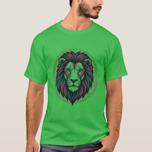 Atlas Lion T-Shirt   T-shirt à tête de lion maroca