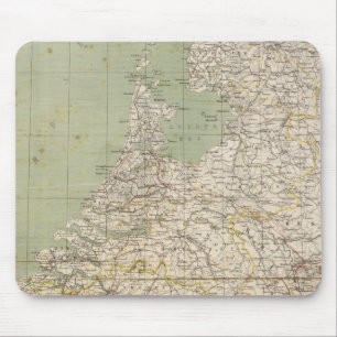 Atlas Map Nederland en België Muismat