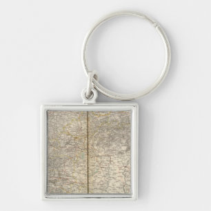 Atlas Map Oostenrijk Sleutelhanger