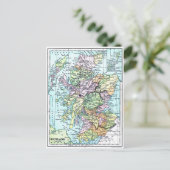 Atlas Map - Schotland Briefkaart (Staand voorkant)