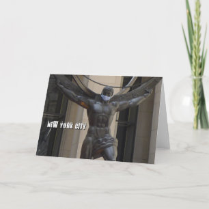 Atlas met gezichtsmasker - NYC-kaart Kaart