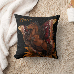 Atlas Moth Fairy Horse Kussen