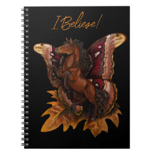Atlas Moth Fairy Horse-rugzak Notitieboek