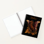 Atlas Moth Fairy Horse Sketchbook Notitieboek (Binnen)